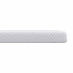 Vidaxl Blazine za vzmetnice Bela 100 x 200 cm