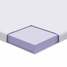 Vidaxl Blazine za vzmetnice Bela 100 x 200 cm
