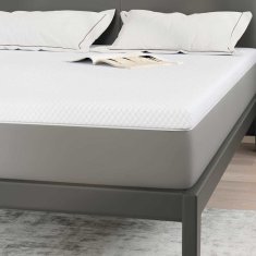 Vidaxl Blazine za vzmetnice Bela 140 x 190 cm