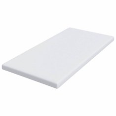 Vidaxl Blazine za vzmetnice Bela 100 x 200 cm