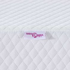 Vidaxl Blazine za vzmetnice Bela 100 x 200 cm