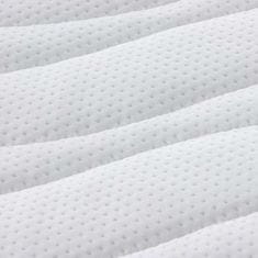 Vidaxl Blazine za vzmetnice Bela 100 x 200 cm Lateks