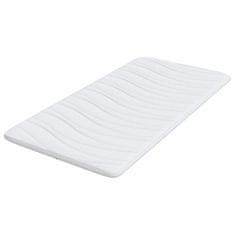Vidaxl Blazine za vzmetnice Bela 100 x 200 cm Lateks