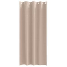 Zavese za zatemnitev z obroči 2 pcs Taupe 225 x 140 cm