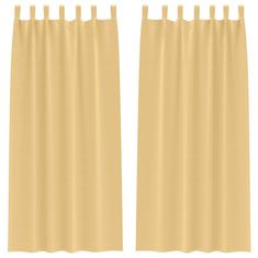 Vidaxl Zavese za zatemnitev z obroči 2 pcs Bež 225 x 140 cm Poliester