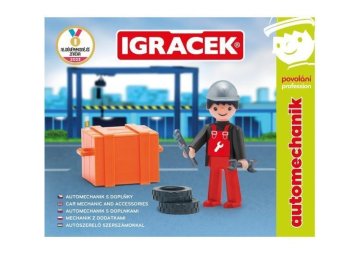 Igráček Automehanik - figurica z orodjem