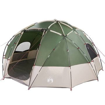 Vidaxl Šotor z dome s streho Zelena 475 x 475 x 235 cm tafeta