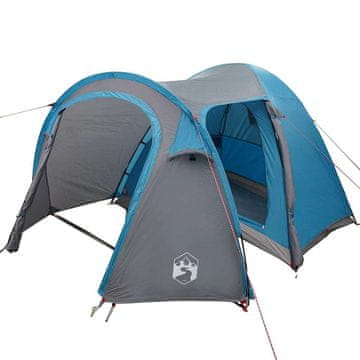 Vidaxl Šotor z dome Kupola s streho Modra 384 x 254 x 170 cm