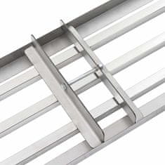 Vidaxl Nadomestna glava za vrtnarsko rake srebrna Nerjaveče jeklo