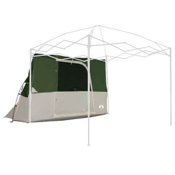 Vidaxl Notranji šotor s streho Zelena 280 x 220 x 176 cm tafeta