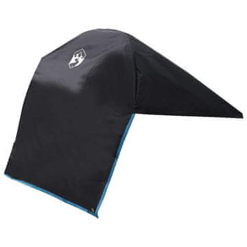 Vidaxl Kolesni pokrov Črna in modra 108 x 76 cm oxford