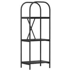 Vidaxl Knjižna polica Črni hrast 40 x 30 x 109 cm Konstruiran les