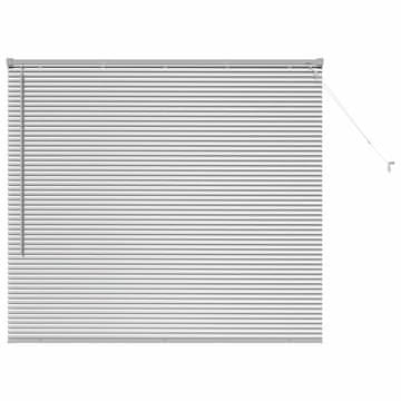 Vidaxl Okenska roleta z zavesami srebrna Aluminij