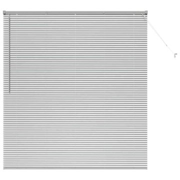 Vidaxl Okenska roleta z zavesami srebrna Aluminij