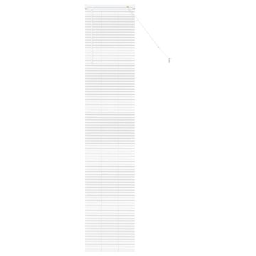 Vidaxl Okenska roleta z zavesami Bela Aluminij