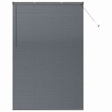 Vidaxl Venecijanske žaluzije Temno siva 220x150cm Aluminij
