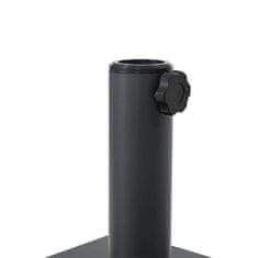 Vidaxl Podstavek za senčnik Temno siva 45 x 45 x 31 cm