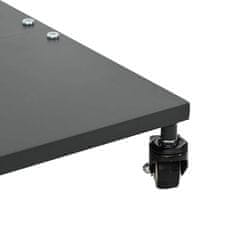 Vidaxl Podstavek za senčnik Temno siva 45 x 45 x 31,5 cm