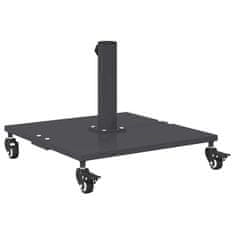 Vidaxl Podstavek za senčnik Temno siva 45 x 45 x 31,5 cm