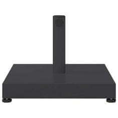 Vidaxl Podstavek za senčnik Temno siva 45 x 45 x 31,5 cm