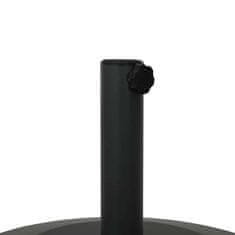 Vidaxl Podstavek za senčnik Črna 48 x 48 x 32 cm
