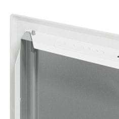 Vidaxl Dostopna enota 2 pcs Bela 63 x 33 x 3 cm Jeklo