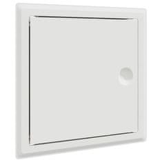 Vidaxl Dostopna enota 2 pcs Bela 63 x 33 x 3 cm Jeklo