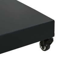 Vidaxl Podstavek za senčnik Črna 45 x 45 x 31,5 cm