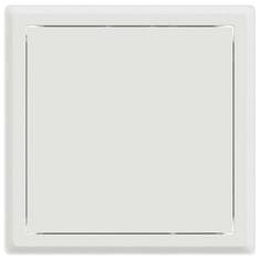 Vidaxl Dostopna enota 2 pcs Bela 23 x 23 x 3 cm Jeklo