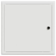 Vidaxl Dostopna enota Bela 33 x 33 x 3 cm Jeklo