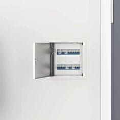 Vidaxl Dostopna enota 2 pcs Bela 23 x 23 x 3 cm Jeklo