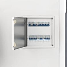 Vidaxl Dostopna enota Bela 43.5 x 33 x 3 cm Jeklo