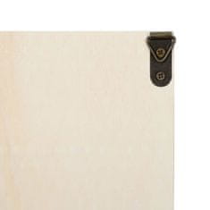 Vidaxl Stenska vitrina s polico Bež 98 x 4,5 x 55 cm Konstruiran les