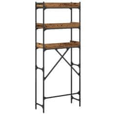 Vidaxl Polica za pralni stroj s polico Star les 67 x 25 x 163 cm