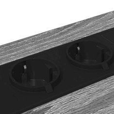 Vidaxl Nočna omarica Siva Sonoma 42 x 41 x 56 cm Konstruiran les