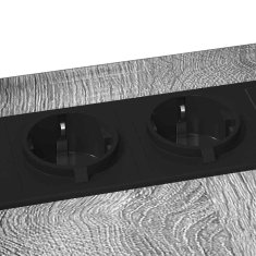 Vidaxl Nočna omarica Siva Sonoma 41,5 x 26 x 60,5 cm Konstruiran les