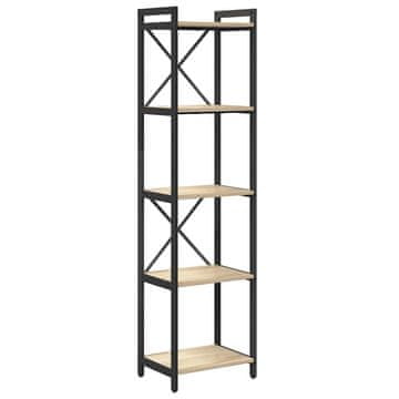 Vidaxl Knjižna omara sonoma hrast 40 x 30 x 153 cm Konstruiran les