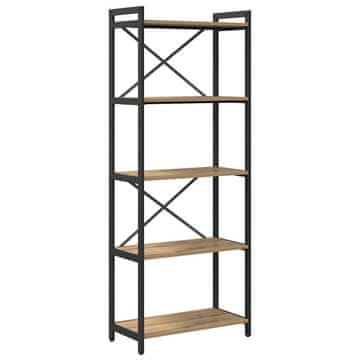 Vidaxl Knjižna omara artisan hrast 60 x 30 x 153 cm Konstruiran les