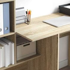 Vidaxl Miza sonoma hrast 131.5 x 50 x 106.5 cm Konstruiran les