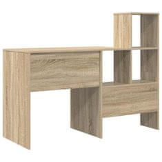 Vidaxl Miza sonoma hrast 131.5 x 50 x 106.5 cm Konstruiran les