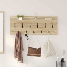 Vidaxl Nadwyčajna obešalnik za plašče sonoma hrast Konstruiran les