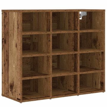 Vidaxl Omara za čevlje Star les 77,5 x 30 x 67 cm Konstruiran les