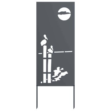 Vidaxl Zaslon za zasebnost v vrtu Antracit 50 x 140 cm Mnogi jeklo