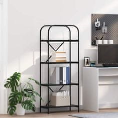 Vidaxl Knjižna polica Črni hrast 60 x 30 x 146 cm Konstruiran les