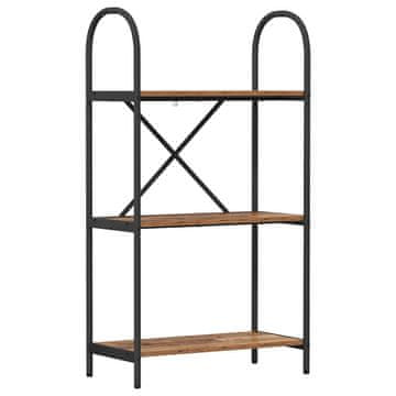 Vidaxl Knjižna polica Star les 60 x 30 x 109 cm Konstruiran les