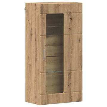 Vidaxl Lesena omara Umetni hrast 50 x 29 x 100 cm Konstruiran les