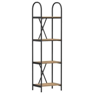 Vidaxl Knjižna polica artisan hrast 40 x 30 x 146 cm Konstruiran les