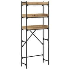Vidaxl Polica za pralni stroj 67 x 25 x 163 cm Konstruiran les