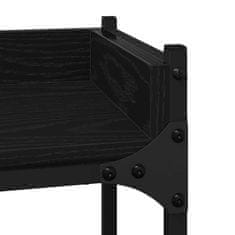 Vidaxl Polica za pralni stroj 67 x 25 x 163 cm Konstruiran les