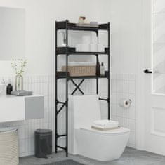 Vidaxl Polica za pralni stroj 67 x 25 x 163 cm Konstruiran les